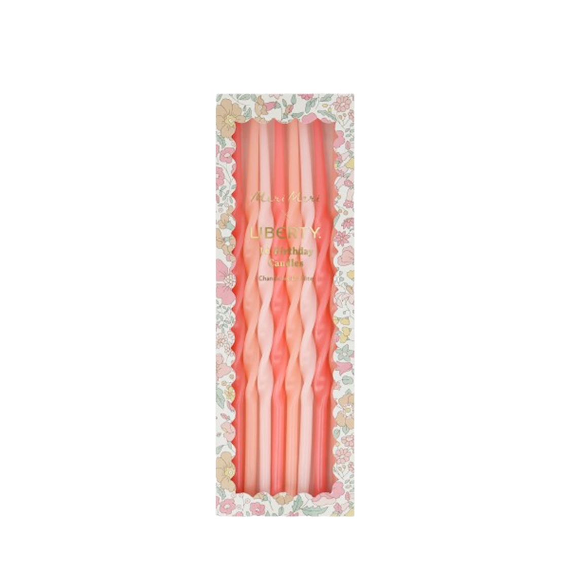 16 Bougies Meri Meri x Liberty - Rose