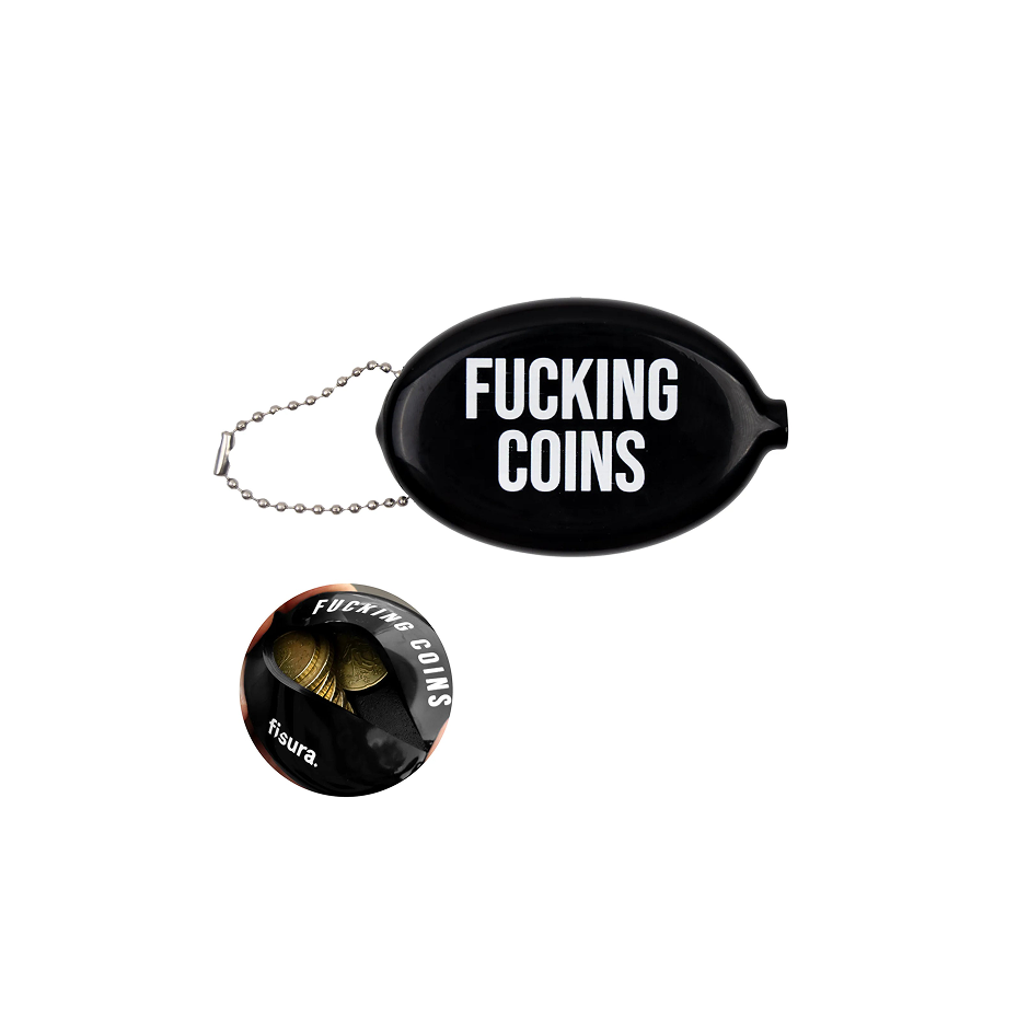 Petit porte-monnaie retro - Fucking coins