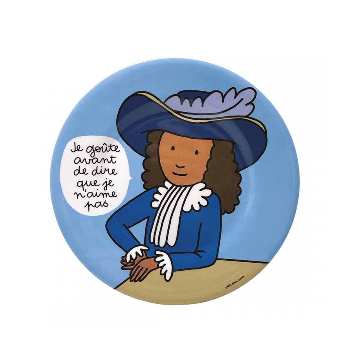 Petit Jour Assiette à dessert Prince - Je goûte avant de dire que je n'aime pas
