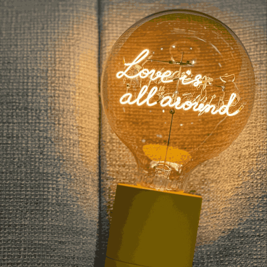 Ampoule Love is all around ambre