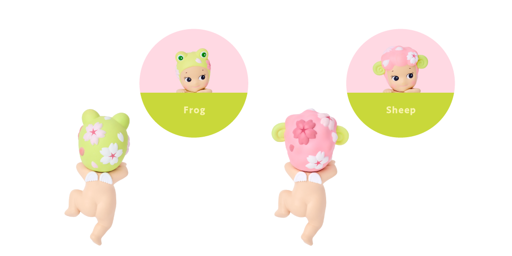 Figurine Sonny Angel - série Hippers Cherry blossom