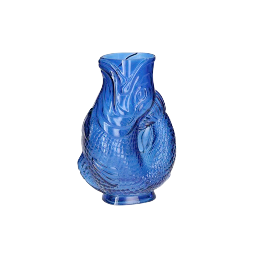 Vase Jacquard h.24 cm - Bleu