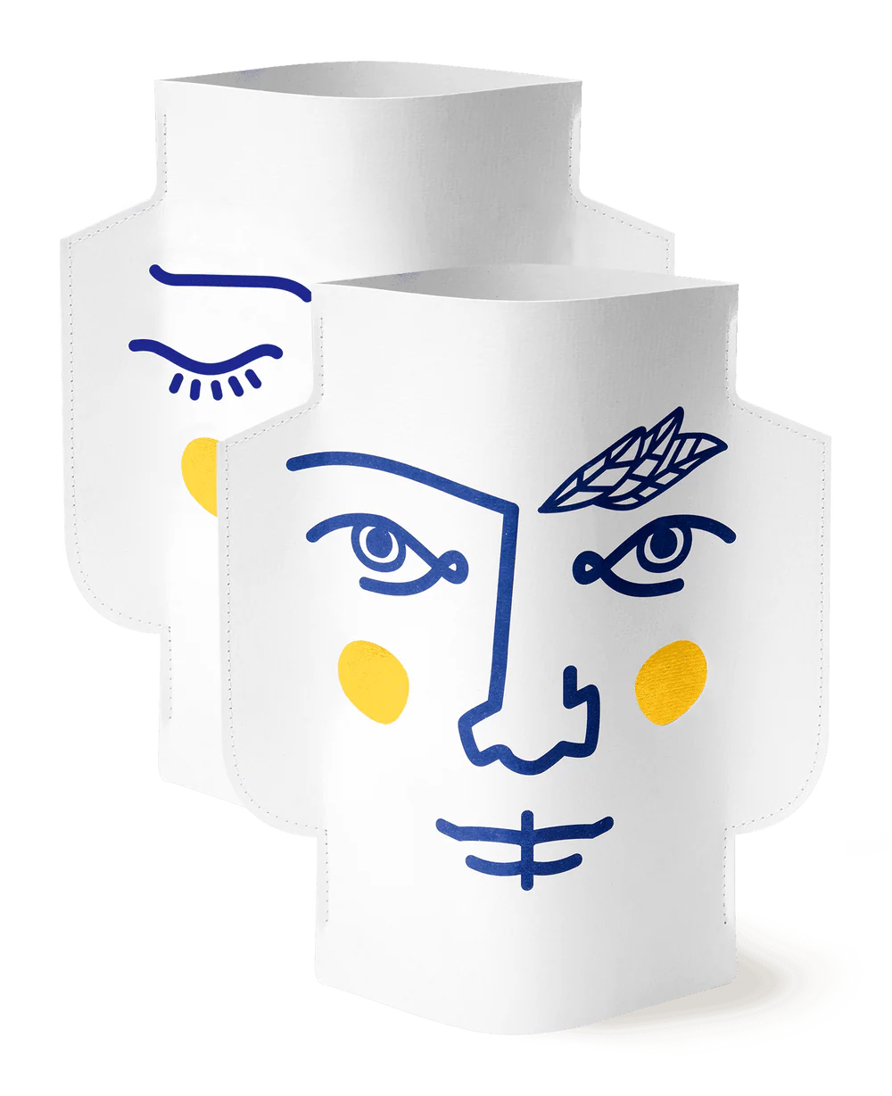 Vase déco papier - Janus