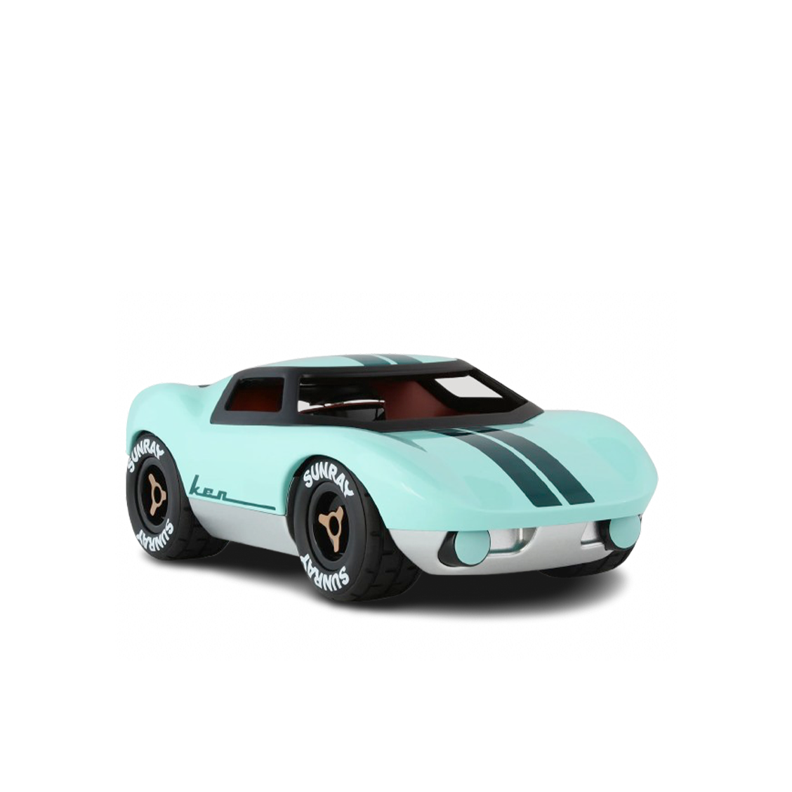 Voiture mini Ken Parton - Bleu/Gris