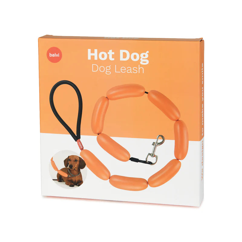 Laisse chien hot dog