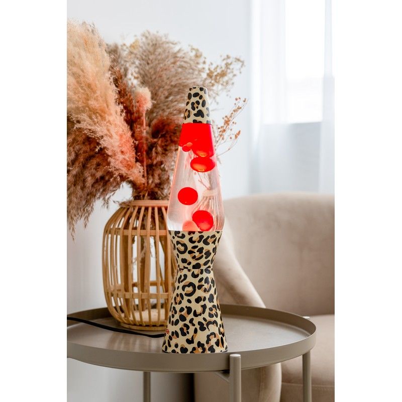 Lampe à lave h.40cm - Cheetah