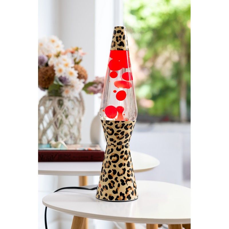 Lampe à lave h.40cm - Cheetah