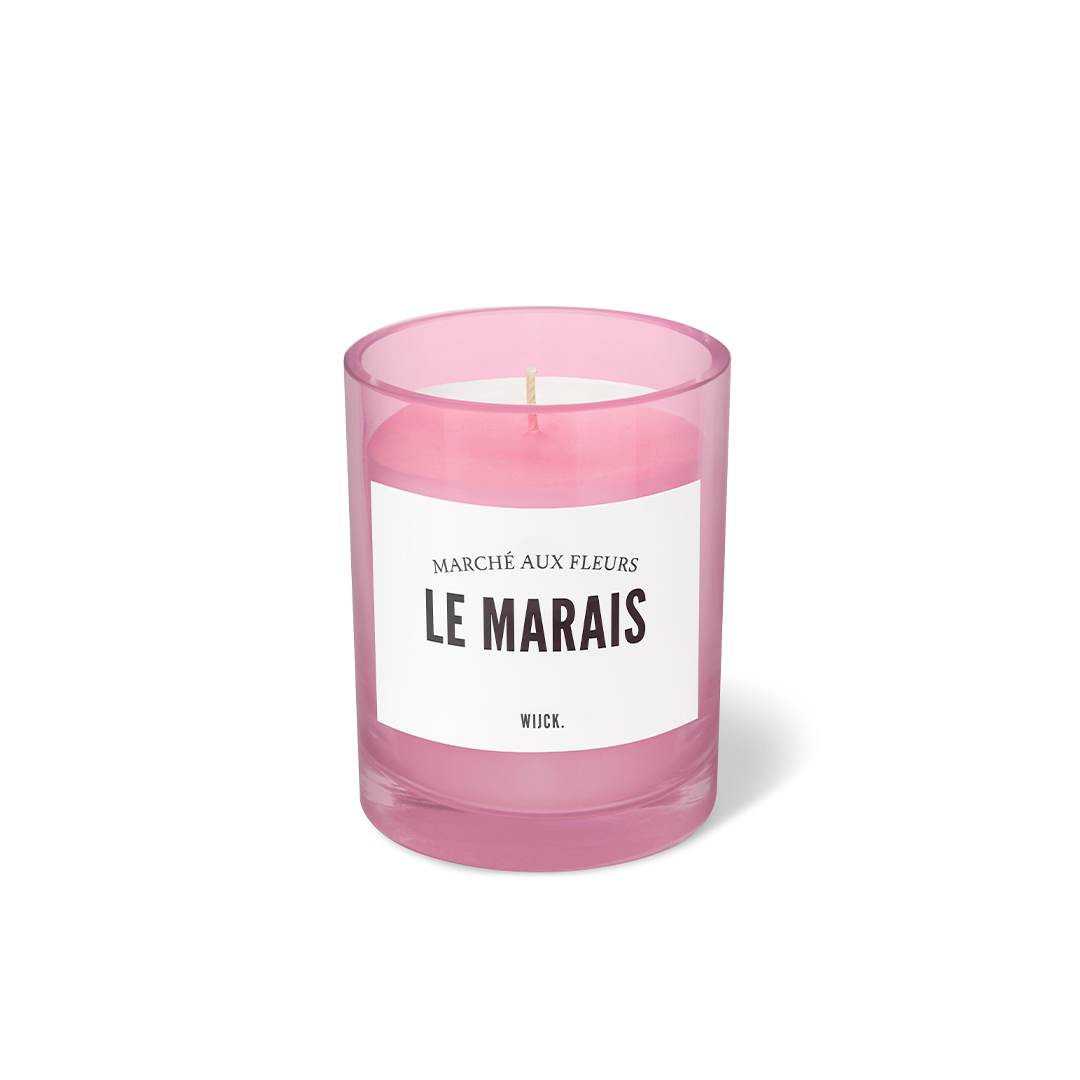 Bougie Parfumée Rose 265g - Le Marais