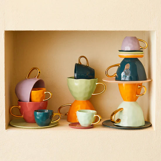 Tasse Good Morning coffee ∅ 8 cm - lilas