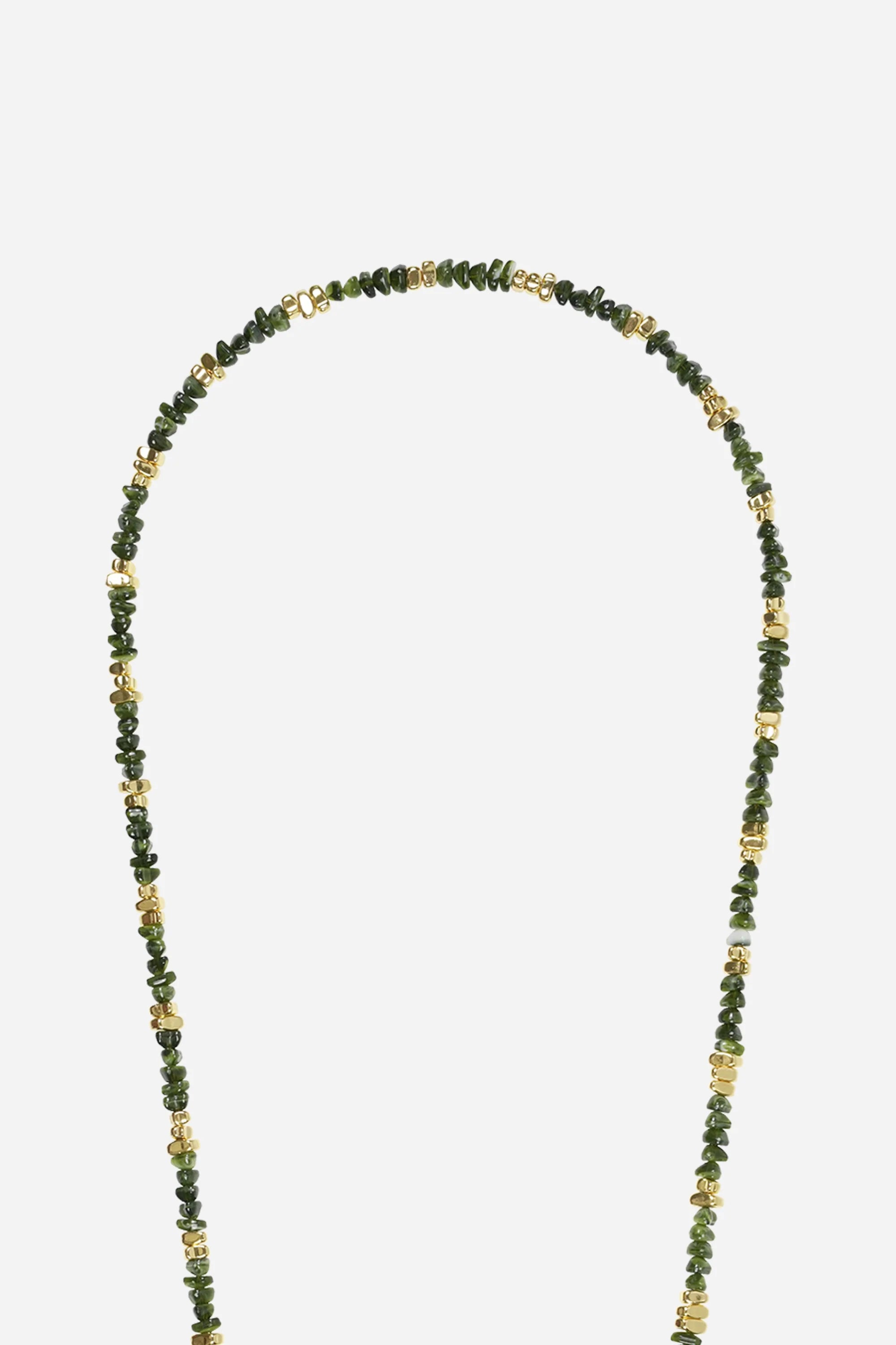 Chaine de Téléphone Liviya - Perles kaki