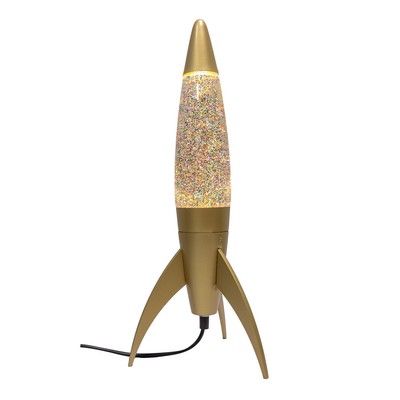 Lampe à lave - Rocket or paillettes