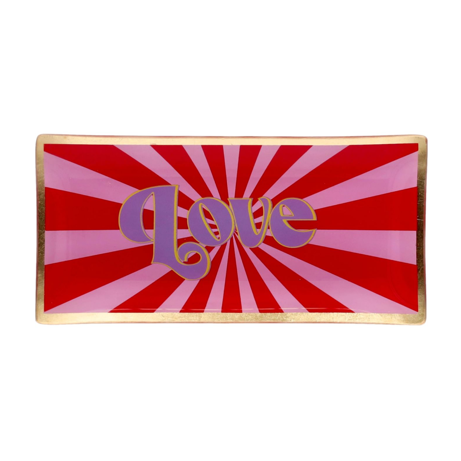 Vide poche Love rouge et rose