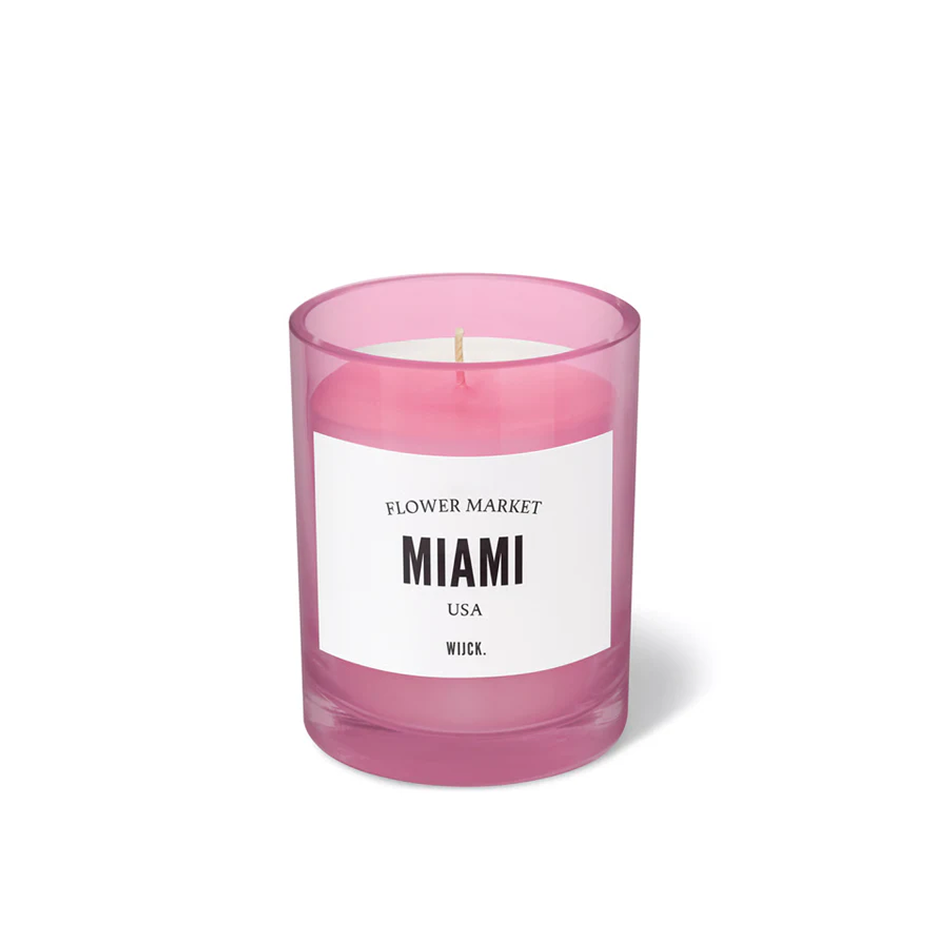 Bougie Parfumée Rose 265g - Miami