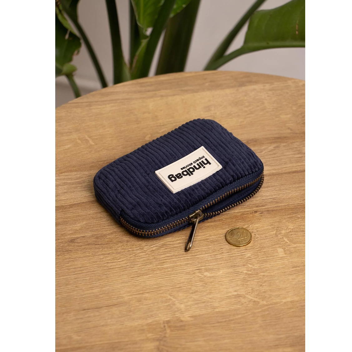 Petit porte-monnaie Lili - Velours marine