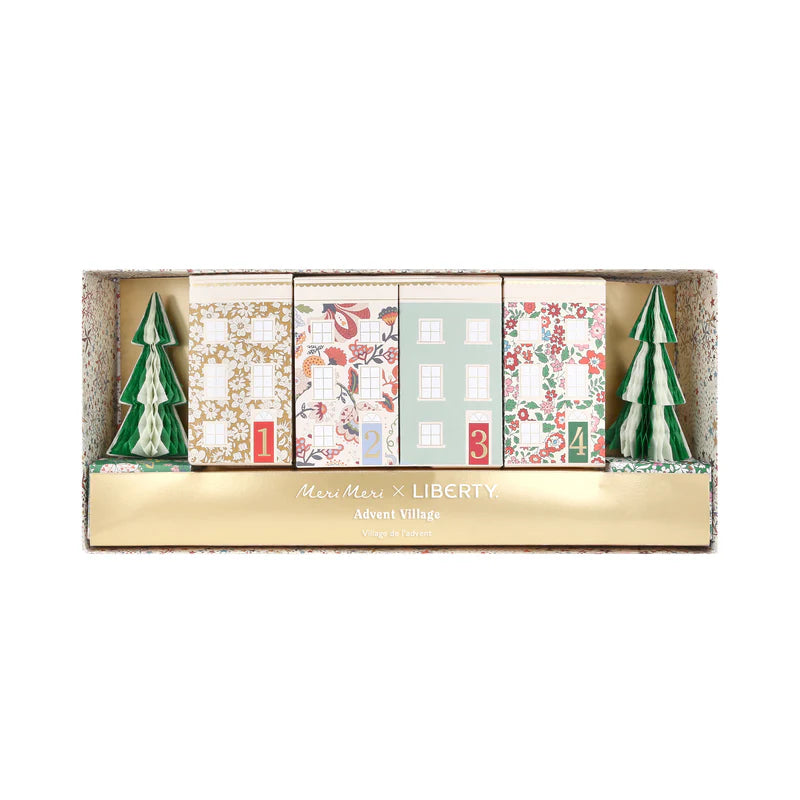 Meri Meri x Liberty Village de l'Avent