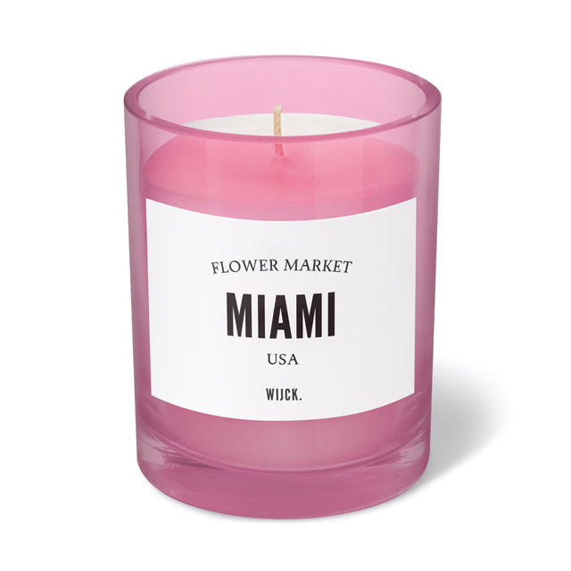 Bougie Parfumée Rose 265g - Miami