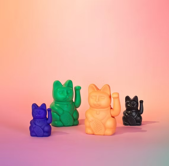 Mini Lucky Cat - violet