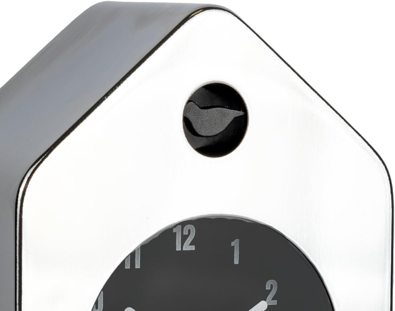 Mini réveil Coucou - chrome