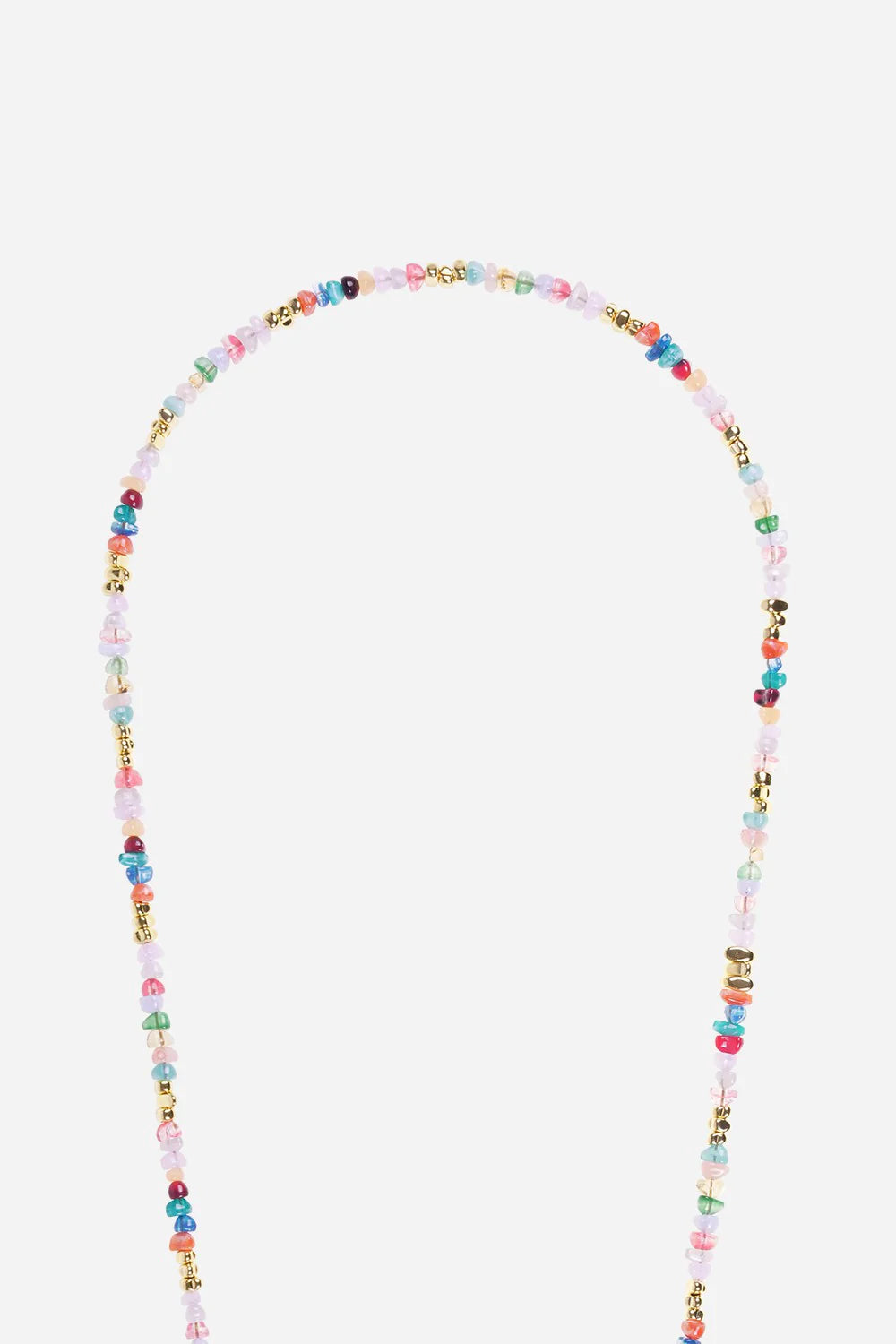 Chaine de Téléphone Liviya - Perles multicolores et dorés