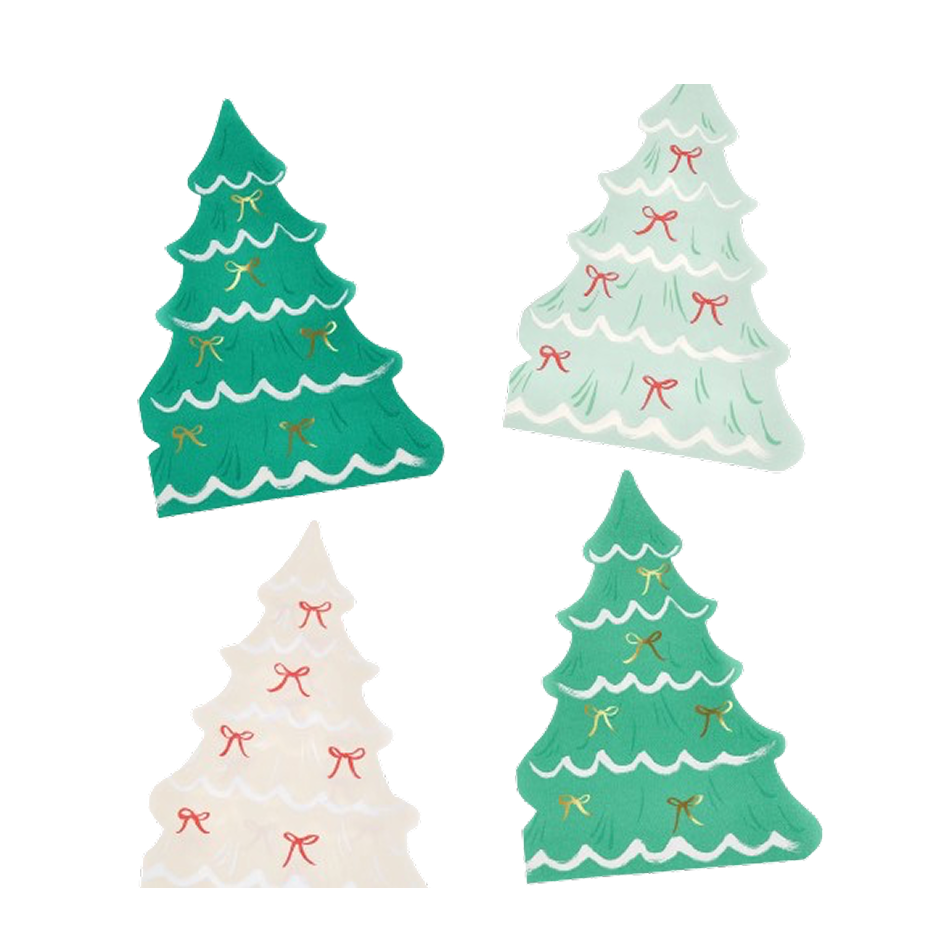 Serviette Sapin de Noël