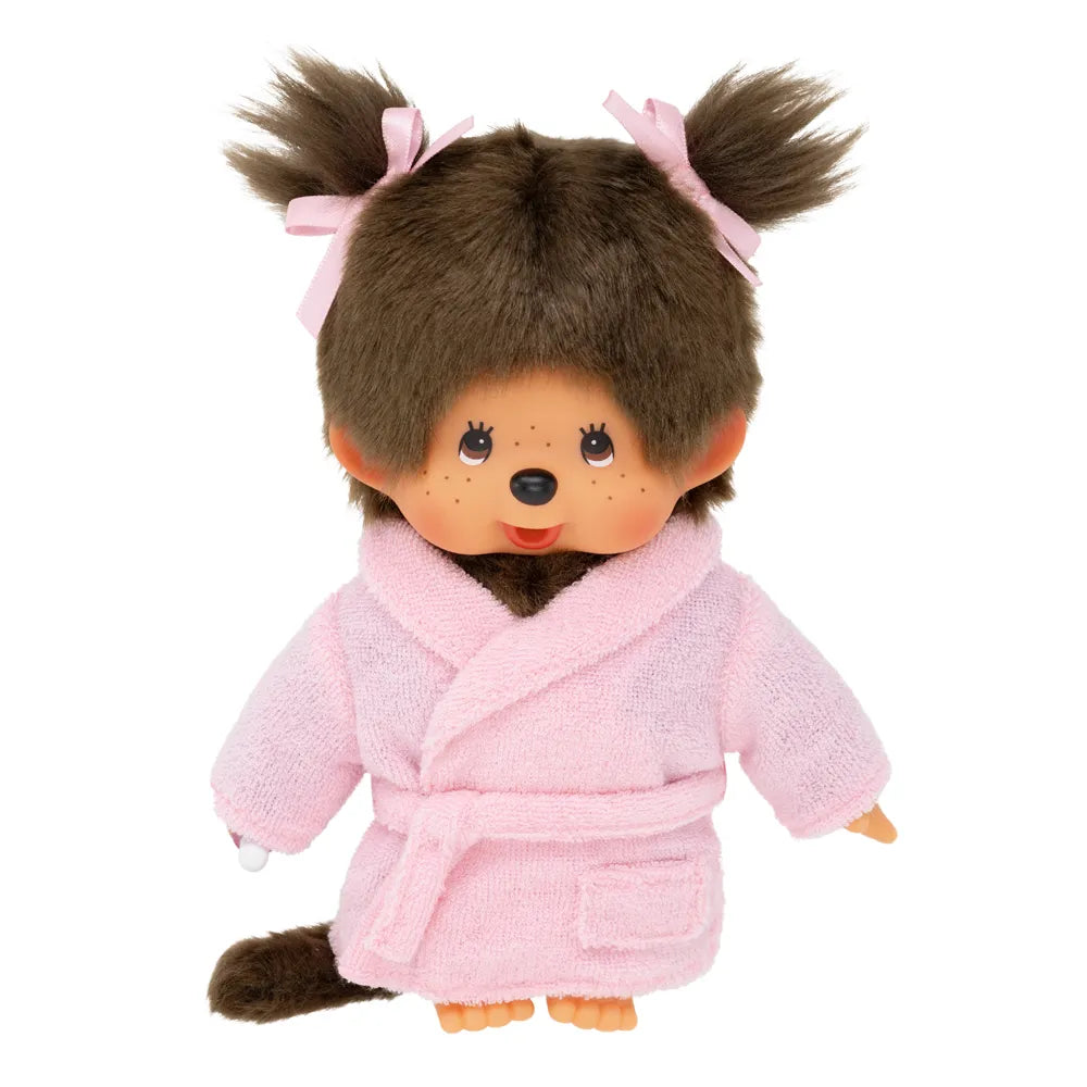 Peluche Monchhichi peignoir