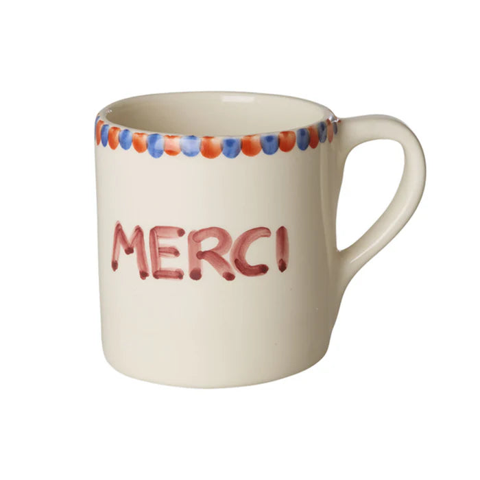 Mug céramique MERCI Ø 9.5 cm