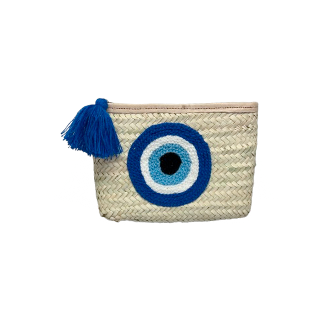 Pochette œil bleu