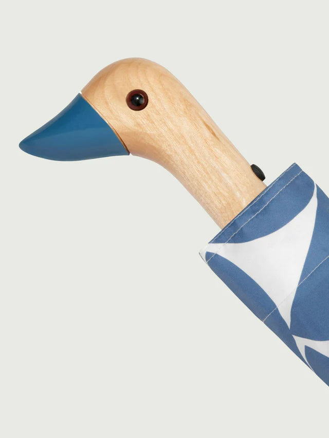 Parapluie compact avec manche Duck - Denim Moon