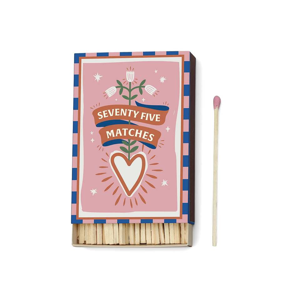 Boite allumettes Adopo -  pink hearts