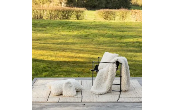 Coussin carré Noam - neige