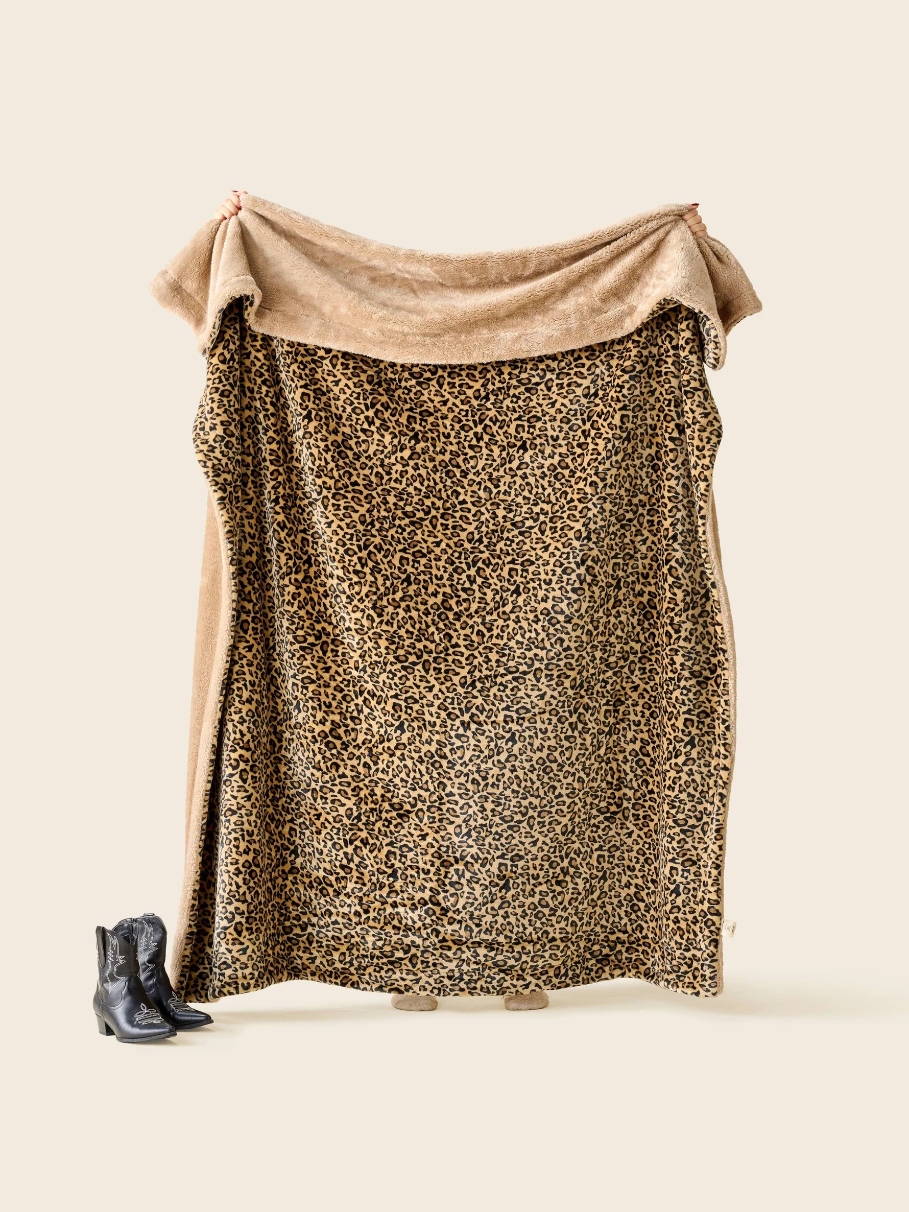 Plaid polaire Wild Léopard