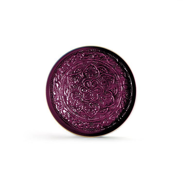 Plateau Berbère Ø 35 cm - burgundy