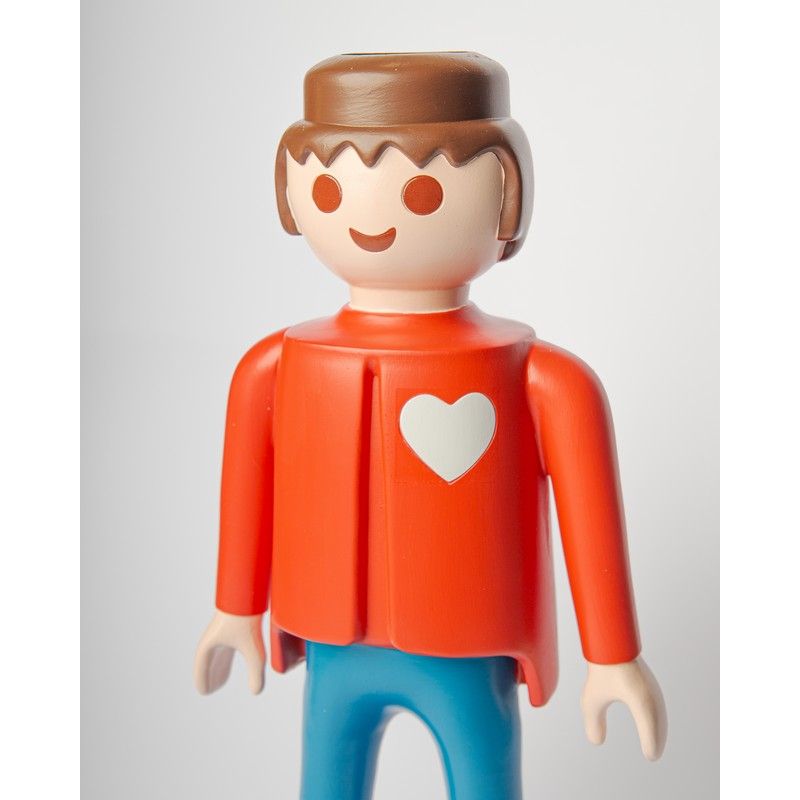 Vase Playmobil men - Rouge