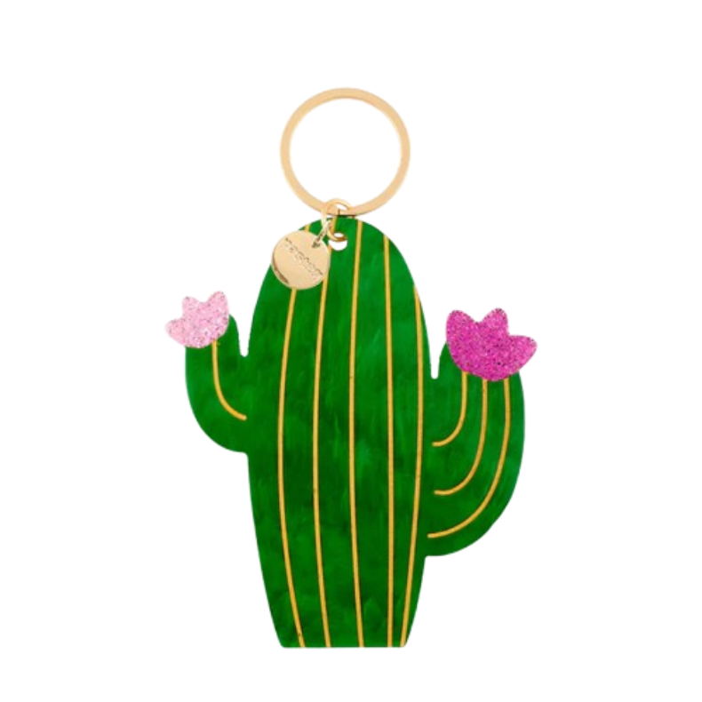 porte clé en forme de cactus.