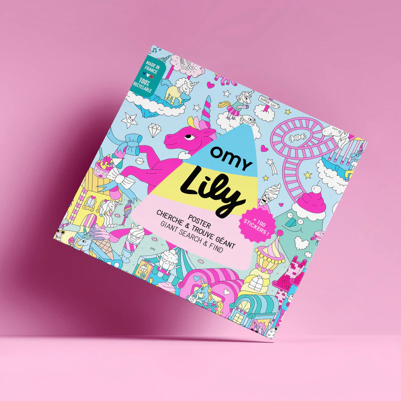 OMY Poster à stickers - Lily
