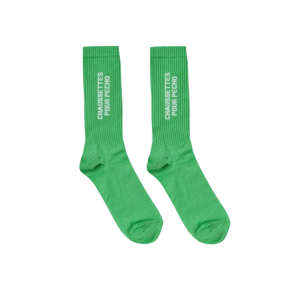Chaussettes Félicie Aussi pour pécho vert herbe 40/45