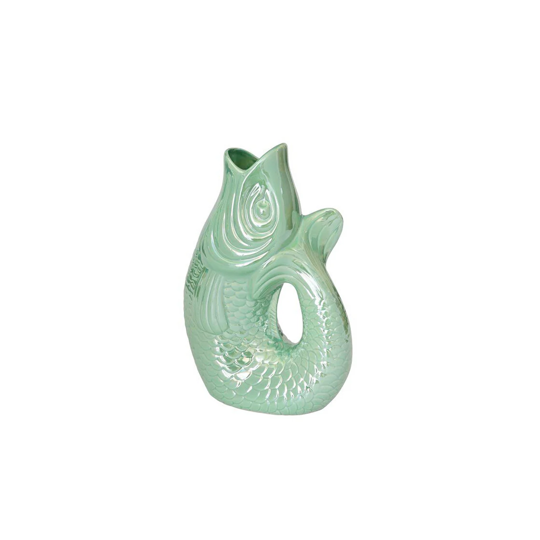 Vase Monsieur Carafon h.25 cm - rainbow mint