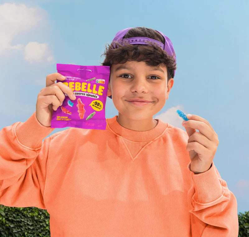 Bonbons crocodiles acidulés sans sucre
