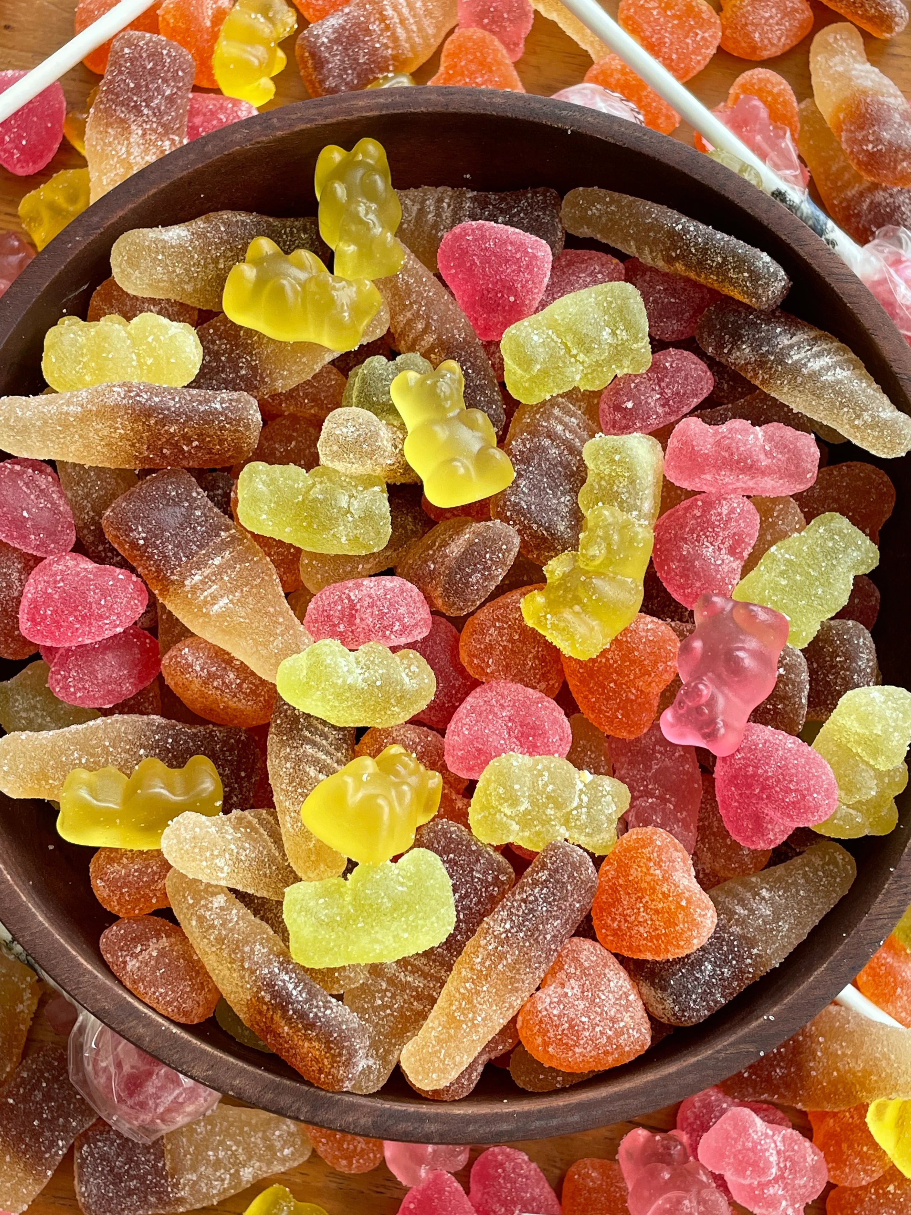 Bonbons Oursons acidulés sans sucre