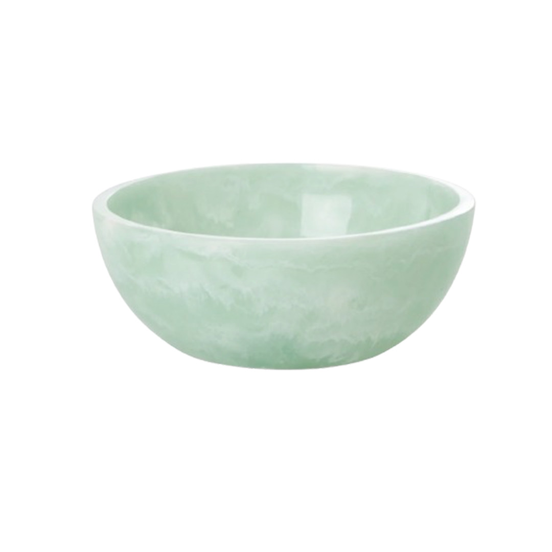 Grand bol résine - vert clair