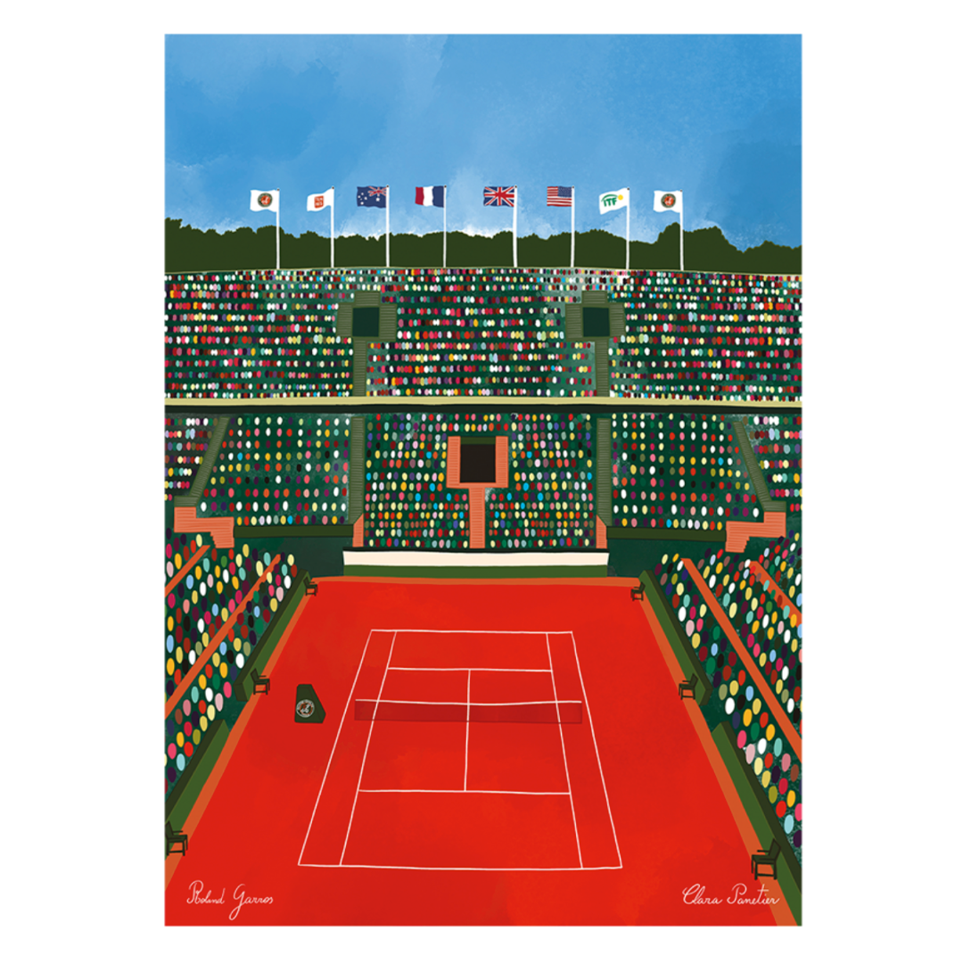 Affiche C. Panetier 11 - Roland Garros