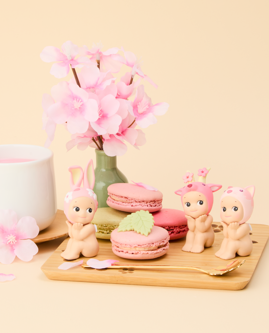 Figurine Sonny Angel - série Cherry Blossom Hanami