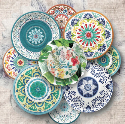 Saladier mélamine Ø31 cm - Santorini