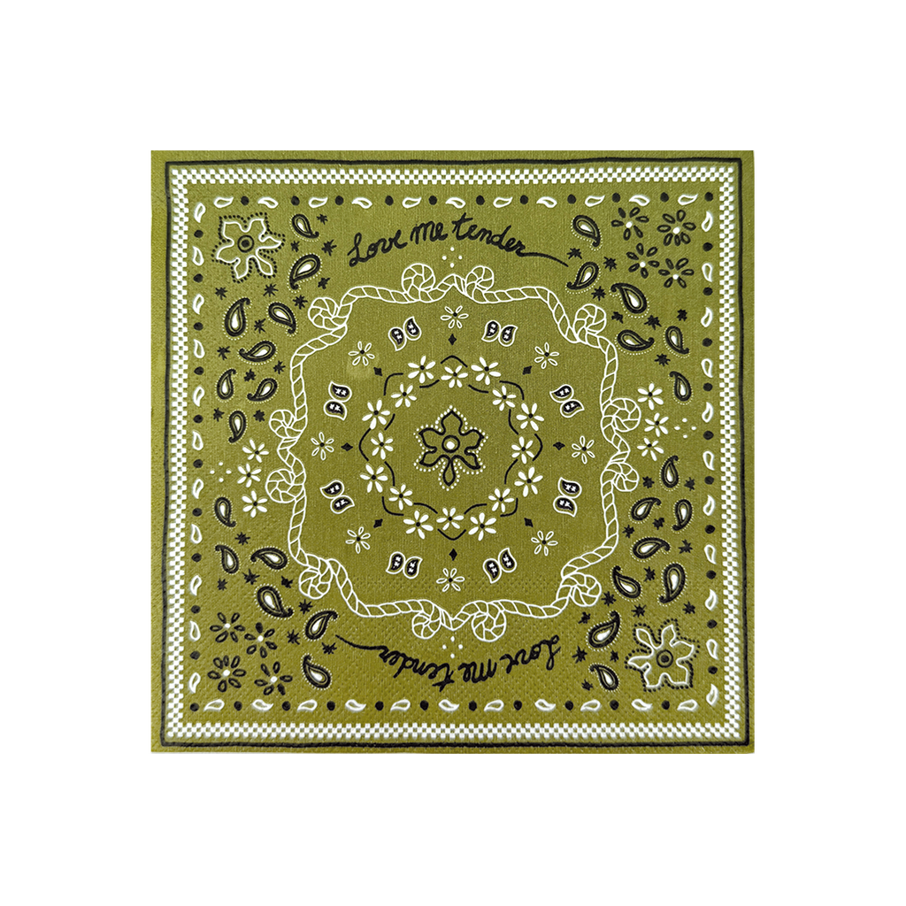 20 Serviettes en papier bandana