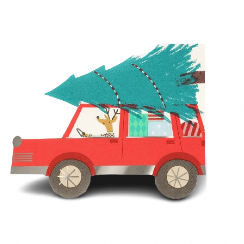 Serviette Reindeer - Voiture