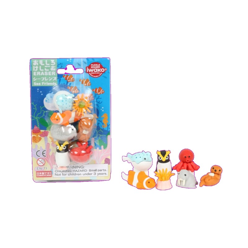 Set de 7 gommes