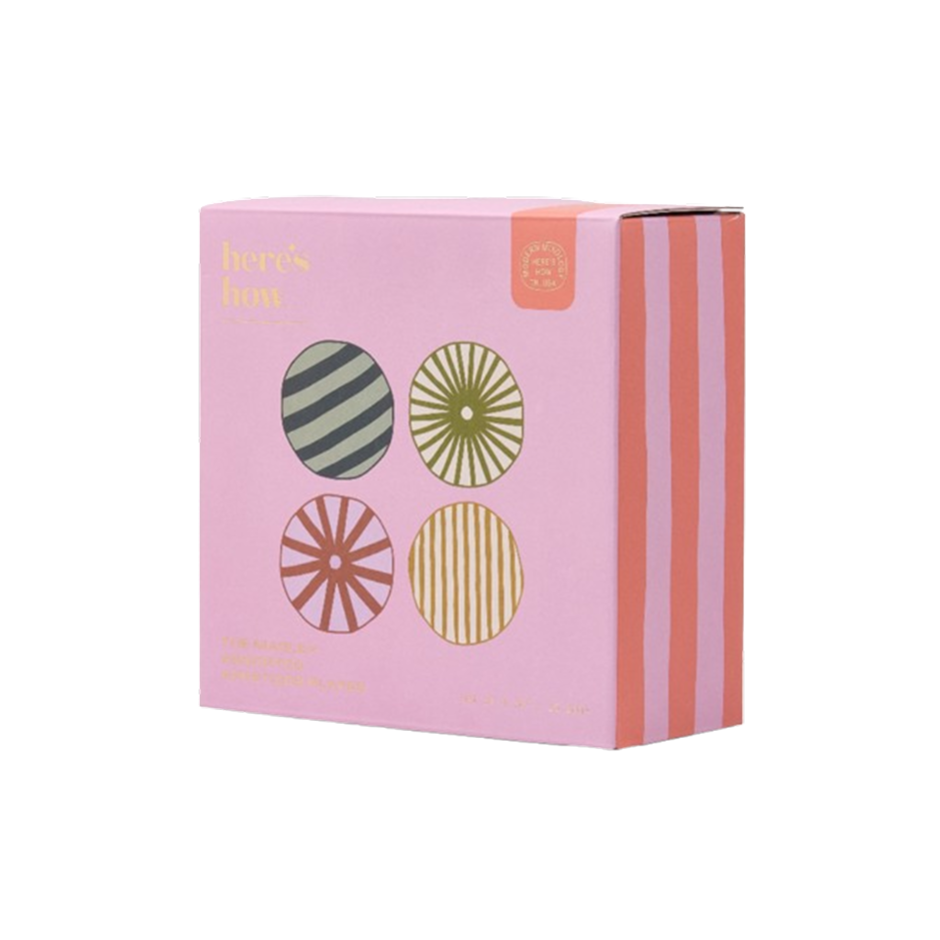 Set de 4 Assiettes Apéro