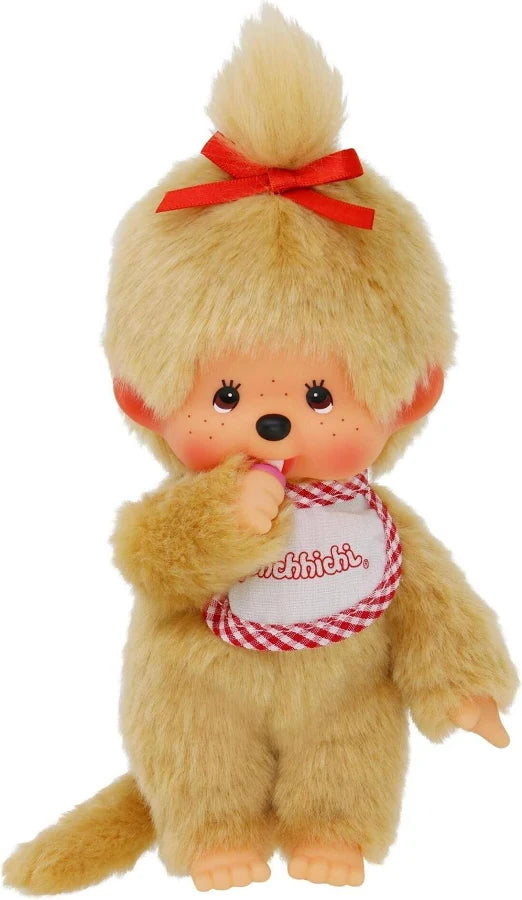 Peluche Monchhichi fille beige