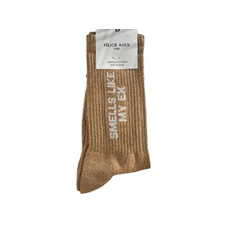 Chaussettes paillettes - Smells like my ex 36/40 sable
