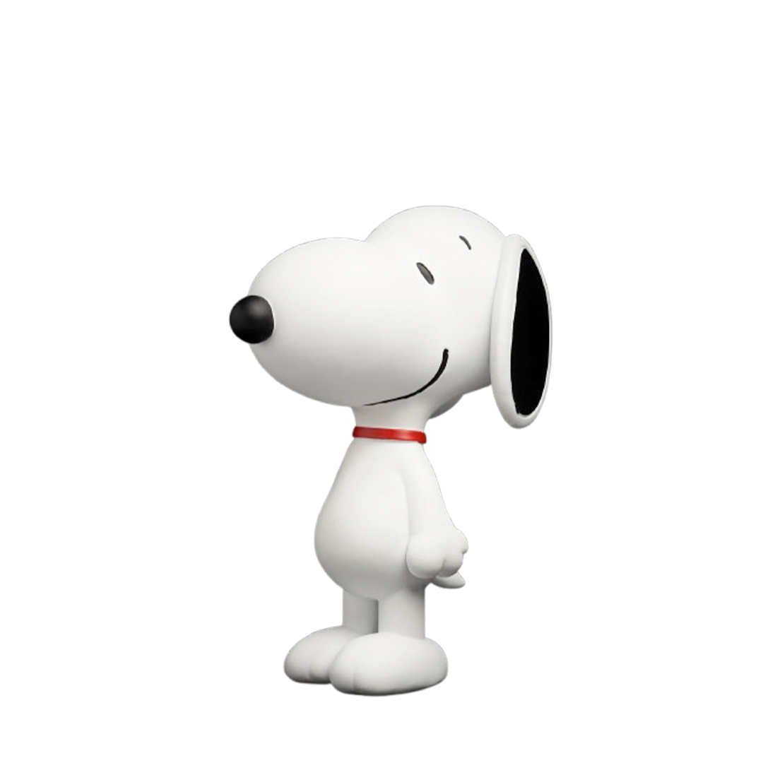 Statue Snoopy 12cm standing - blanc